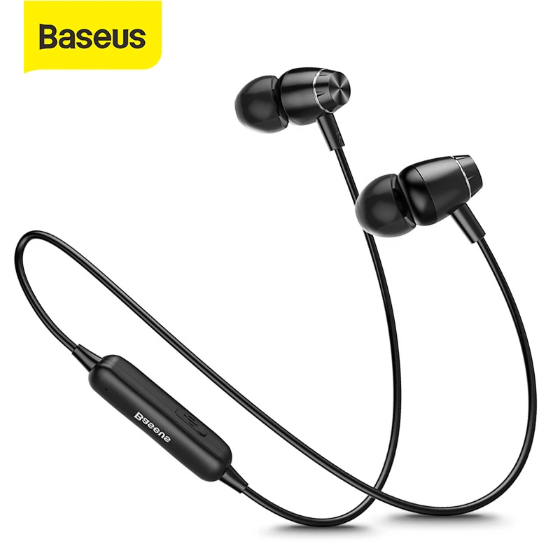 Baseus S09 Bluetooth наушники IPX5 водонепроницаемые беспроводные магнитные