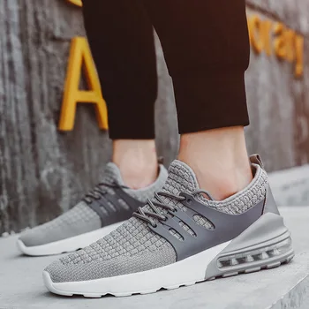 

REETENE Fashion 2020 Mesh Casual Men Shoes Non-Slip Lace Up Sports Shoes Soft Light Men's Sneakers Jogging Trainer Male Footwear