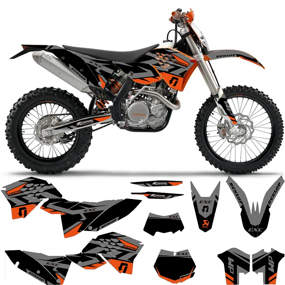 08-11 KTM EXC EXCF XCW XCF デカール co3