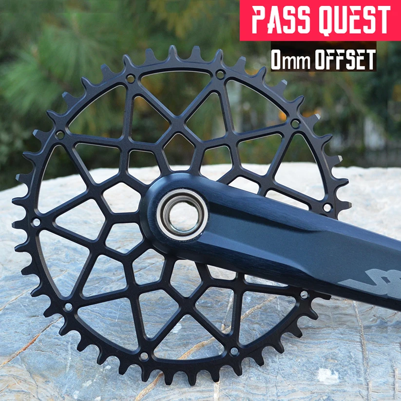 Проходной круг QUEST узкая и широкая цепь для горного велосипеда MTB 0 мм 30 44T|Шатун