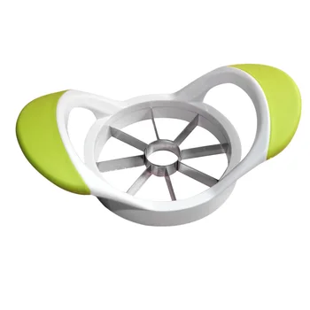 

Apple Cutter Slicer Divider Fruits Corer Stainless Steel Handy Tool 17.5x9cm