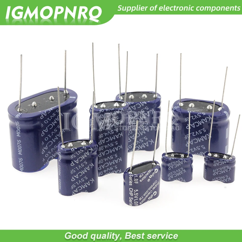 2pcs 2.7V 0.5F KAMCAP Farad Super Capacitor Ultra Capacitor