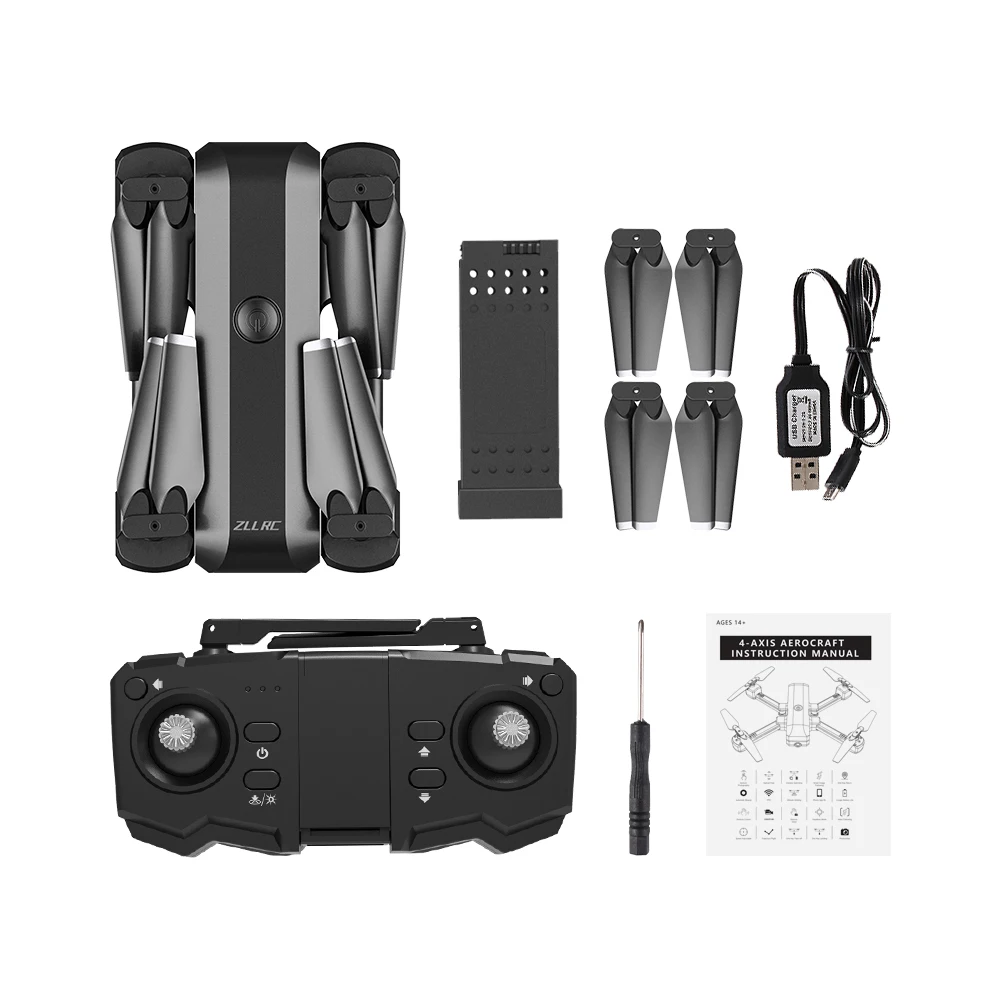 SG706 Quadcopter Drone 4K 1080P Dual Camera WiFi FPV Optical Flow Profissional RC Drone Foldable Qu