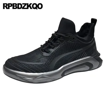 

italian black luxury european korean platform skate lace up casual sneakers runway trainers men shoes italy brand summer Italy