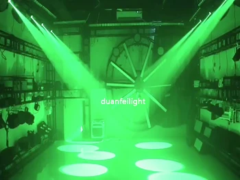 

4 pcs mini spotlight led beam rgbw par color changed mini led spin light for show event party