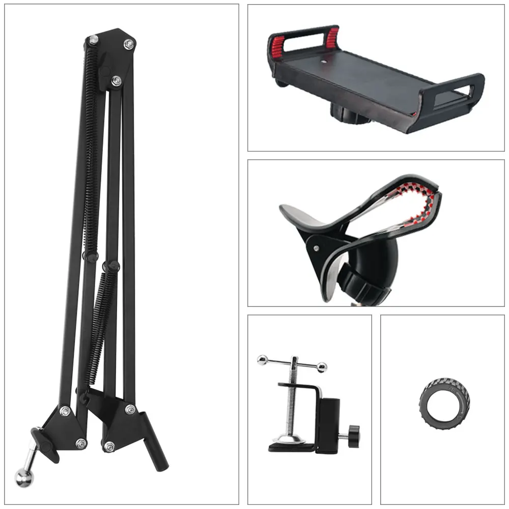 Long arm holder Tripod Table Stand Photography Adjustable With Phone Holder For Tiktok Selfie