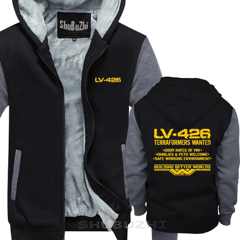 LV426 Terraformers хотел WEYLAND ALIENS PROMETHEUS черное теплое пальто FN9493 Мужская толстовка люксовый бренд топы хлопковые Толстовки sbz5269