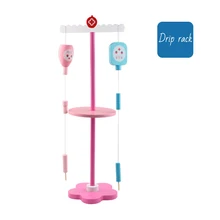 Детская игрушка-Доктор, больничные аксессуары, деревянная имитация, капельная стойка, семейный доктор, медицинская игрушка, ролевые игры, детские игрушки