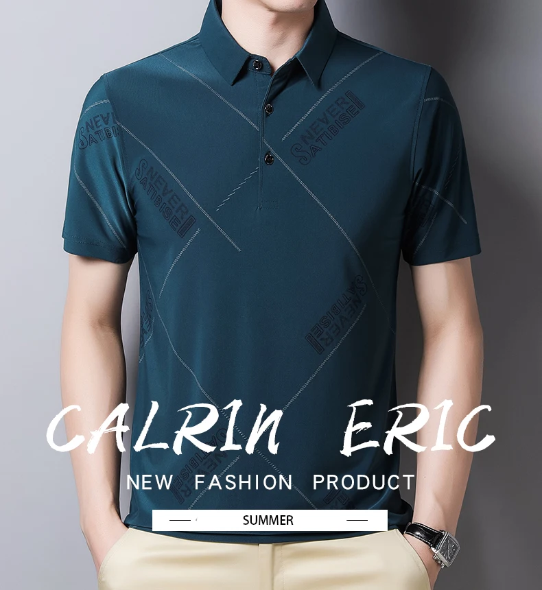 2020 New Smart Casual T shirt Men 