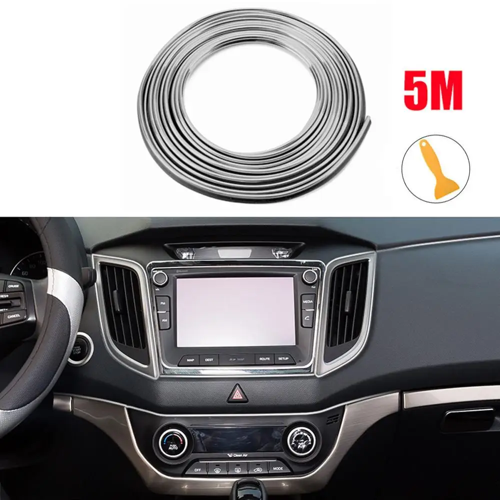 

Dropshipping fast 5M Car Interior Moulding Trim Strip Door Gap Edge Moulding Trim Universal Decorative Line Auto Accessorie CSV