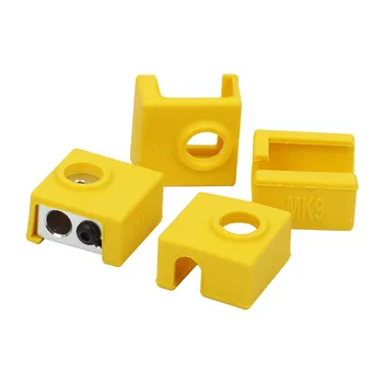 

3D Printer Heating Block Protective Silicone Case MK7 MK8 MK9 Case Heat Resistant High Temperature