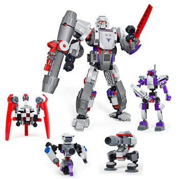 

Children Christmas Gifts Assembled Building Block Warrior Robot Toy Boy Gifts