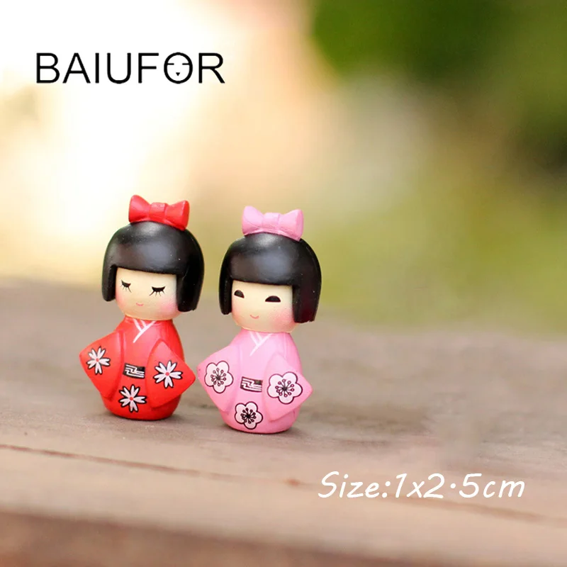 Miniatures Fairy Garden Decor DIY Terrarium Figurines Mini Swan Frog Squirrel Cat Bear Rabbit Duck Snails 2pcs/lot