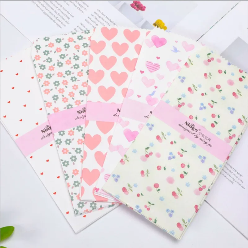 10Pcs Kawaii Paper Envelope Sweet Cute Wedding Envelope Invitation for Card Scrapbooking Gift 10pcs lot 220 110mm 10 colors new cute vintage candy color series diy multifunction envelope set