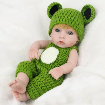 

Mini 26cm dolls reborn baby Realistic Adorable lifelike Newborn Babies DOLL Bonecas toys for child Playmate Christmas gift
