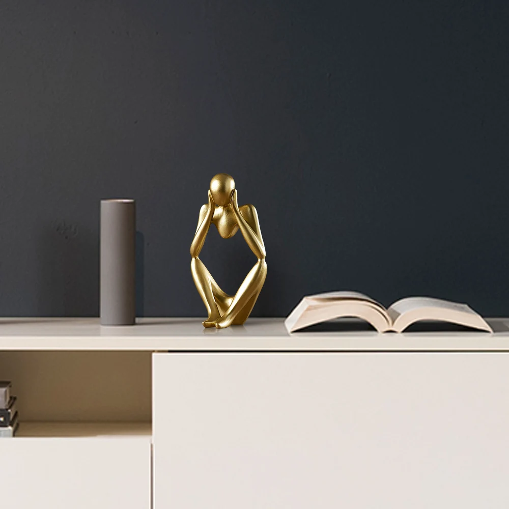 

Abstract Character Creative Resin Model Kit Home Decoration Living Room Study Office Art Accessories