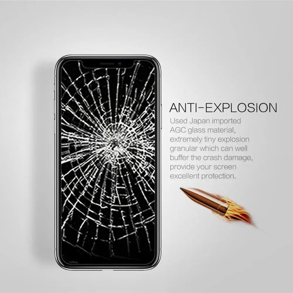 Nillkin для iPhone 12 11 Pro Max XS XR X Glass H + защита экрана из закаленного стекла 7 8 6 6S Plus 2020 SE