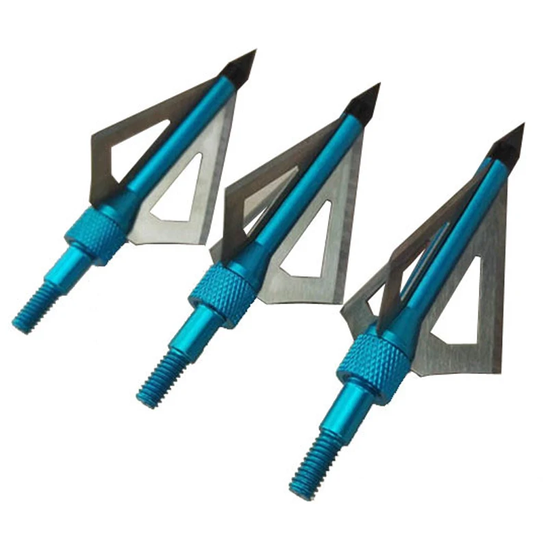 6 шт. охотничьи стрелы советы по стрельбе из лука Broadhead 100 зернистые для соединения