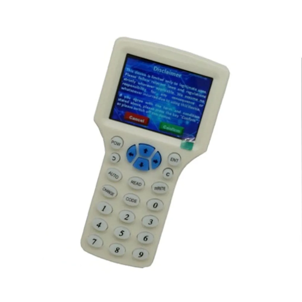 RFID Дубликатор с индикатором Дубликатор IC/ID 10 Частота с USB кабелем английский язык для 125 кГц 13,56 МГц карты ЖК-экран