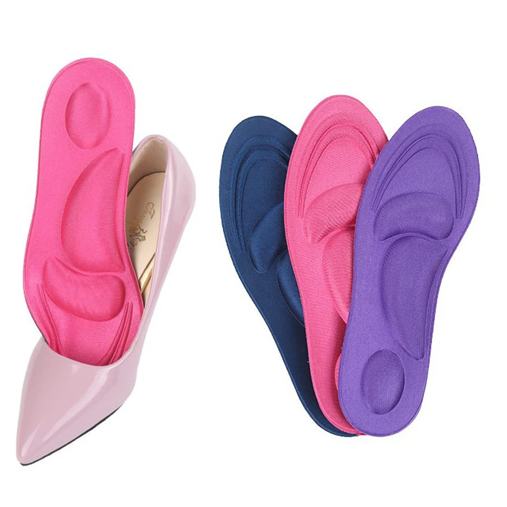 3D Shoe Insoles Memory Foam Thick Sponge Cushion DIY Cutting for Men Women