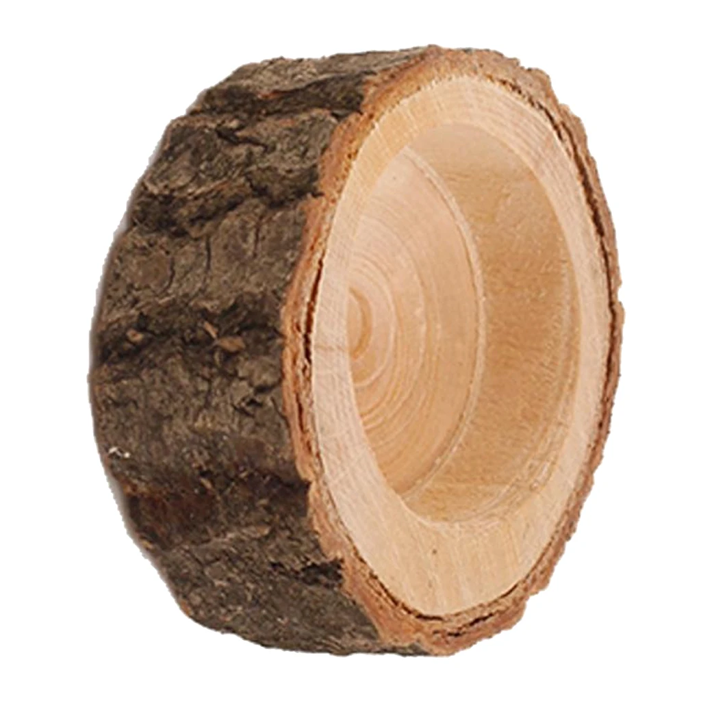 2.5cm Tree Stump Tea Light Candle Holder Succulent Pot Wedding Centerpieces