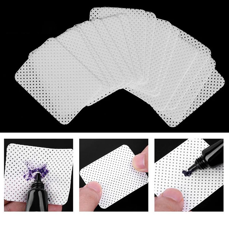 

Thicken Magic Nail Remover pad Lint Free Nail Wipes Cotton Pads Polish Remover Cleaner Nail Remover Wipes