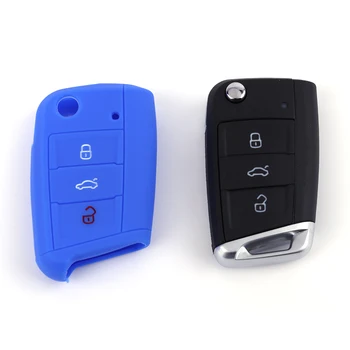 

RYHX Wholesale Hot Selling Interior Decorative Accessories Durable Silicone Car Key Cover Case Shell Fob with High Quality