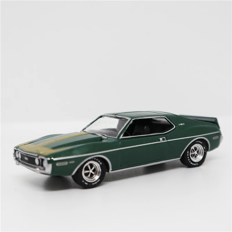 Greenlight 1: 64 AMC Javelin AMX зеленый литья под давлением модель автомобиля без коробки