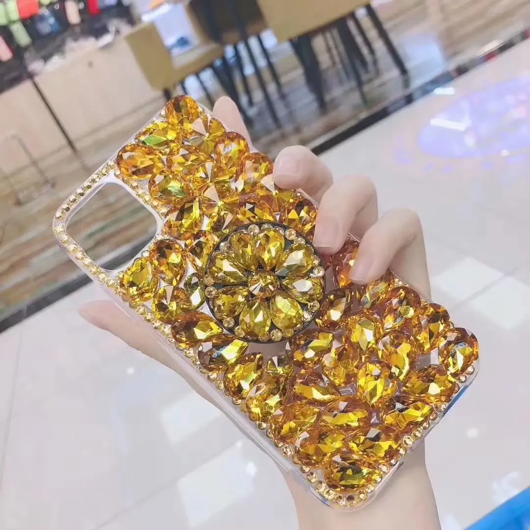 Роскошный чехол для телефона с бриллиантами для iphone 11 X XS MAX XR XI 3D с бриллиантами 7 8 6 6s plus - Цвет: 5