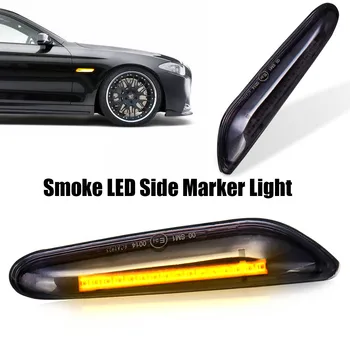 

2x Smoke LED Side Marker Light Flowing Water Indicator Turn Signal Lights for BMW E90 E91 E92 E39 E60 E61 E46 E83 E81