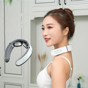 

Electric Pulse Back and Neck Massager Heating Tool Healthcare Relaxation Health Care Cervical Massager