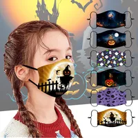 1pcs Child Fashion Cool Mouth Cover Holloween Pollution And Masks Safe Breathable Washable Reusable Face Mask For Kids Masque 1