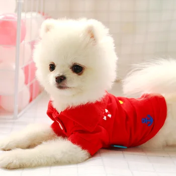 

Fleece Dog Sweaters Printed Soft Printed Dog Clothes Summer Clothing Warm Coat Roupa Cachorro Dog Sweater Clothes JJ60GWY