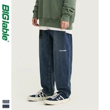 Большие размеры AW мужские темно-синие джинсы Новое поступление повседневные мужские джинсы прямые свободные мужские джинсы 93357W