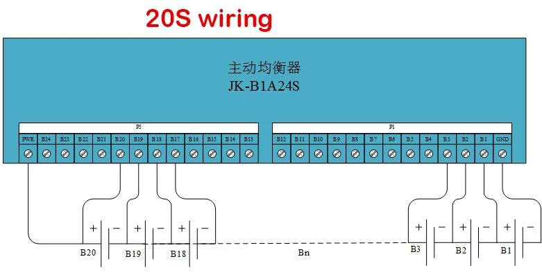 1A 2A 5A 10A баланс литиевая батарея активный эквалайзер Bluetooth 2S~ 24S BMS Li-Ion Lifepo4 LTO JK балансировочная Защитная плата 4S