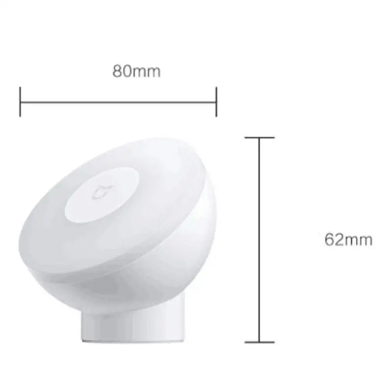 Xiaomi Mijia ночной Светильник 2-го поколения магнитное притяжение на 360 градусов вращающийся Регулируемая яркость инфракрасный датчик тела для дома