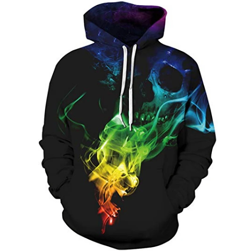 

3D Printing Hoodies Sweatshirt for Men Autumn Winter Brand Funny Sweatshirts Colorful Art Tracksuits Streetwear Hoody