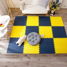 Estera de espuma para gatear para bebé, juguetes educativos de EVA para niño, Alfombra de juego de suelo suave, cadena de ladrillo de Fitness, Alfombra de juego para gimnasio de 1cm, 18 piezas, 2022