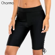 Charmo женское Спортивное Бикини Низ Дамский облегающий купальник плавки шорты Плавки на шнурке