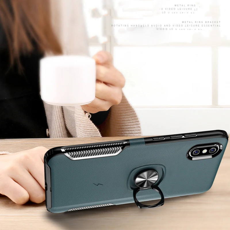 Невидимый чехол для Xiaomi Mi 9 8 SE защитный с кольцом на палец Mi9 Mi8 8SE магнитное