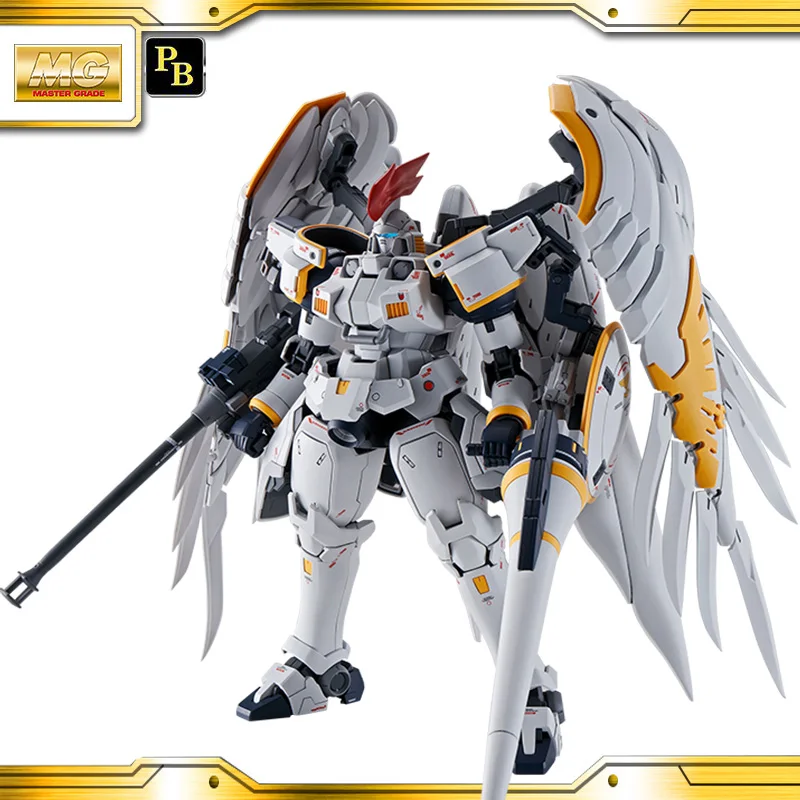 

Original BANDAI GUNDAM MG PB 1/100 Gundam TALLGEESE FLUEGEL EW Anime Action Figures Assemble PVC Model Toys
