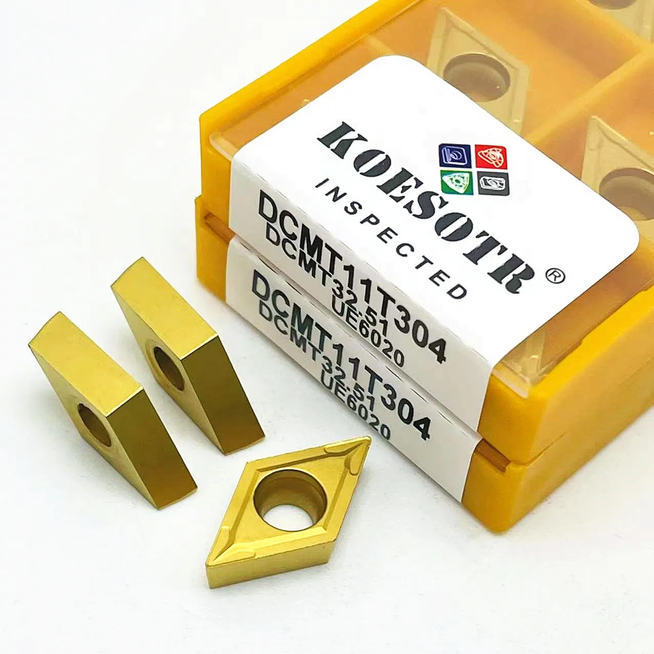 Carbide Internal Metal Turning Tool CNC Parts Processing Tool Carbide Turning Insert DCMT070204 DCMT11T304 DCMT11T308 cutting tool high speed steel tool bit