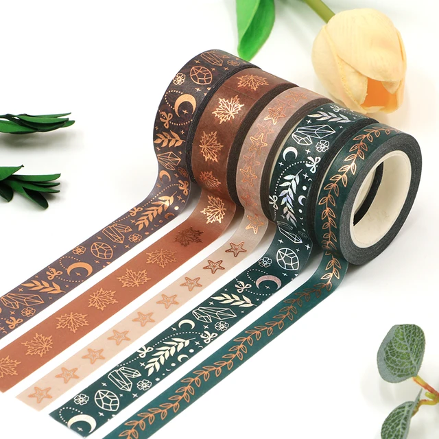 Nastro adesivo Washi per mascheratura foglia d'acero con data Vintage nastro  adesivo decorativo adesivo Scrapbooking fai-da-te etichetta di cancelleria  - AliExpress