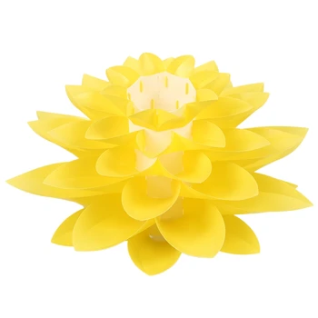 

DIY Lotus Lampshade IQ PP Ceiling Lamp Shade - Pendant Light Shade Christmas Living Room Decor Lighting, DIA:53CM