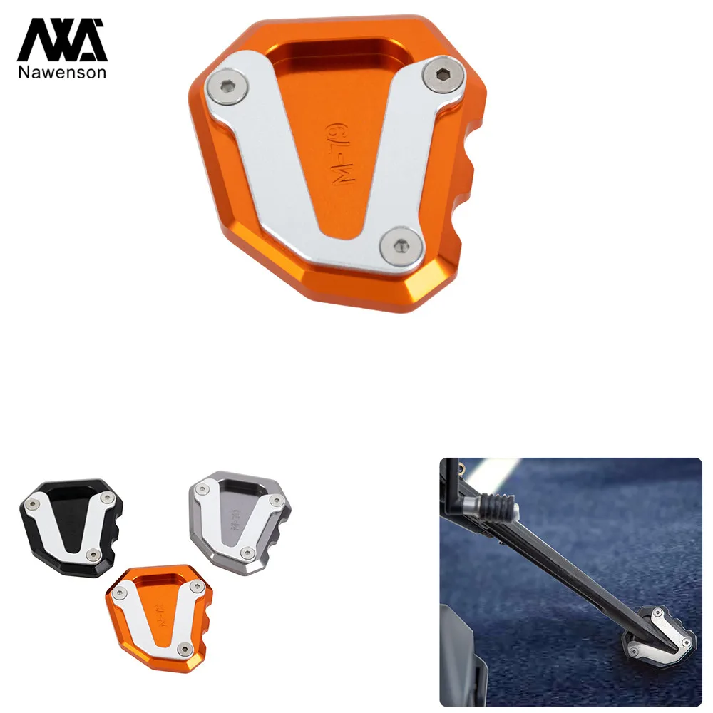 

Motorcycle Kickstand Side Stand Pad Extension Foot Widening Plate Enlarge Accessories For KTM Duke 790 790DUKE 2018-2019
