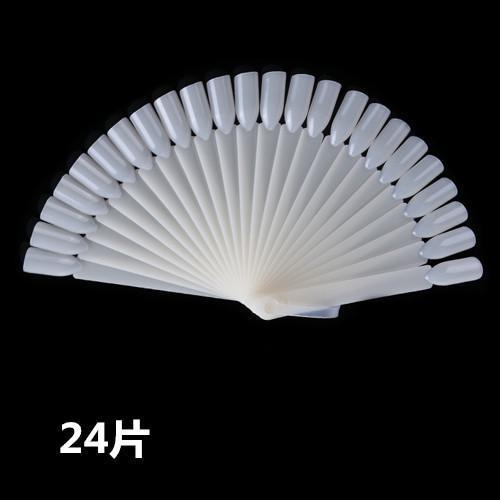 New False Nail Art Polish Gel Tip Practice Card Display Fan Swatch Multiple Pieces Practice Display Tools