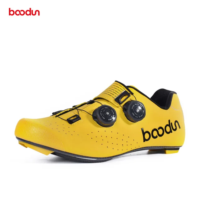 BOODUN New Ultralight Road Cycling Shoes carbon Breathable bike shoes Anti-slip self-locking racing bicycle Shoes sneakers Men