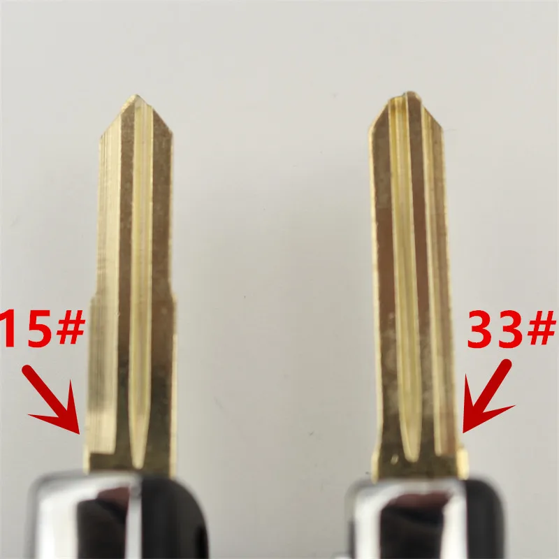 FLYBETTTER OEM 10 шт./лот 2 кнопки модифицированный раскладной чехол для ключей с