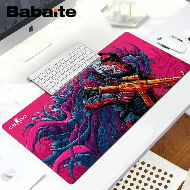 LockEdge 30X90cm Игровой коврик для мыши большого размера, коврик Grande для CS GO Hyper Beast Gamer XL XXL, компьютерный коврик для мыши, игровой коврик для Csgo Muismat PC 900x400 мм - Цвет: LockEdge 30X90cm