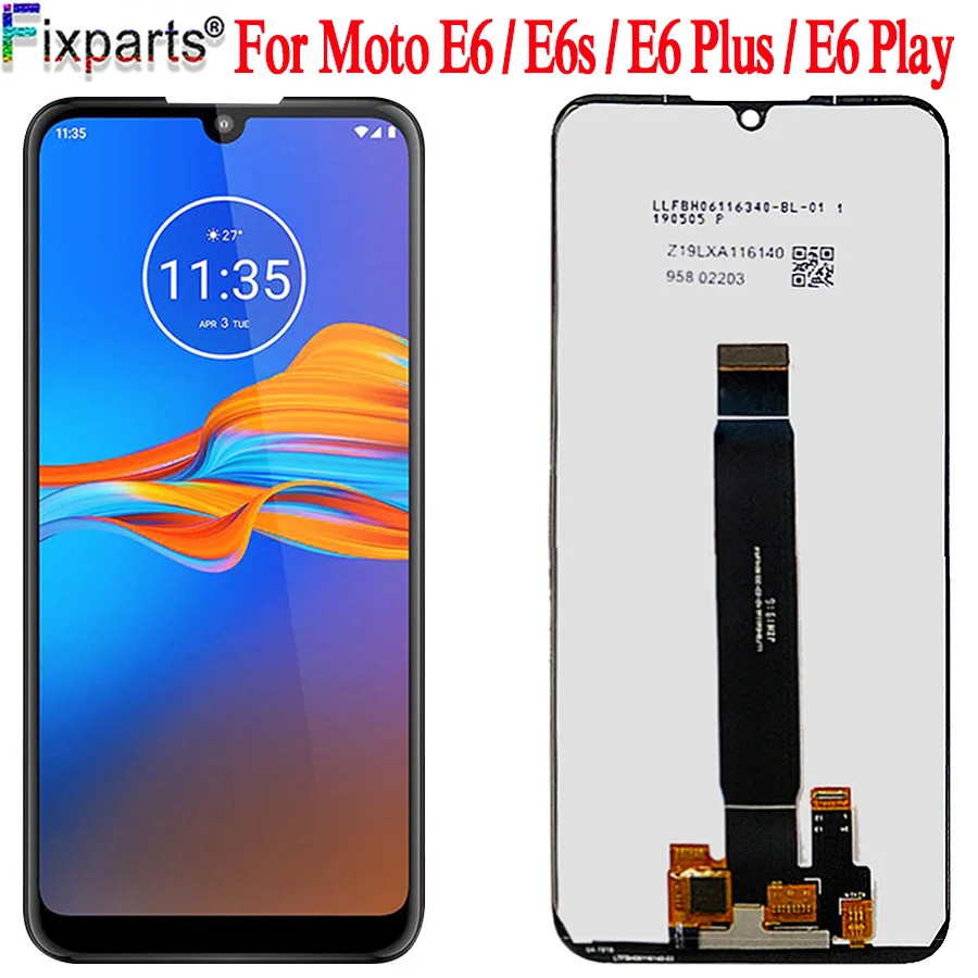For Motorola Moto E6s Display E6 Play Plus PAGA0004 LCD Touch Screen Sensor Digiziter Assembly | Мобильные телефоны и